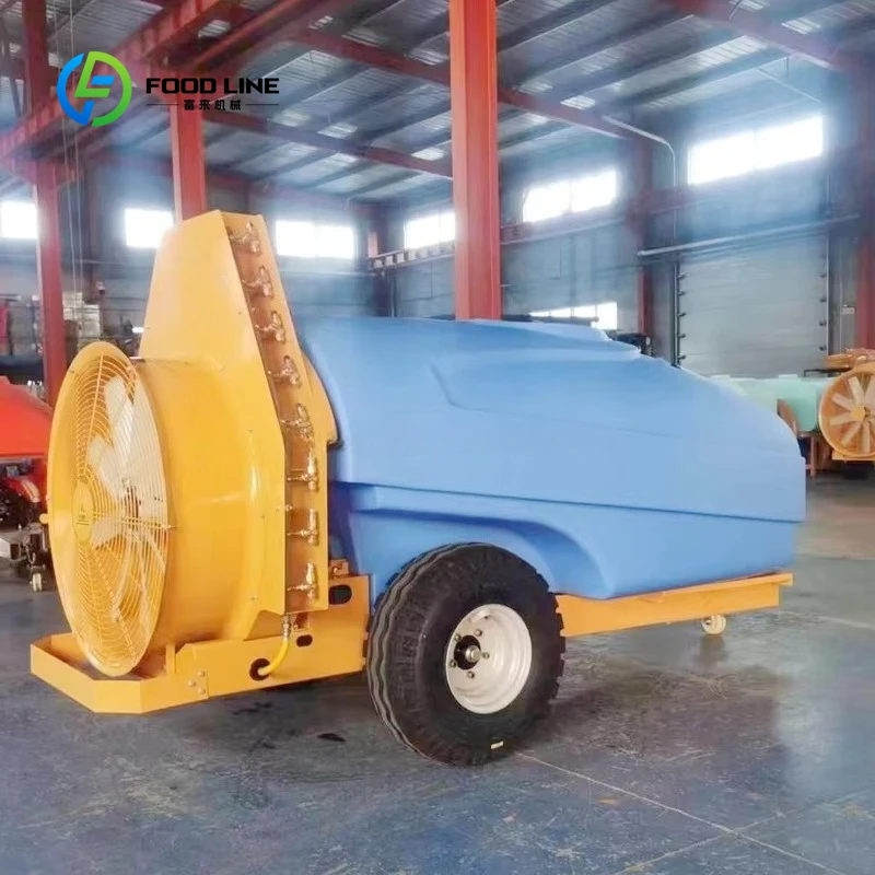 2000L Tractor Mounted Agricultural Mist Blower Sprayer Farm Crop Orchard High Efficiency  Plant Protection Machine