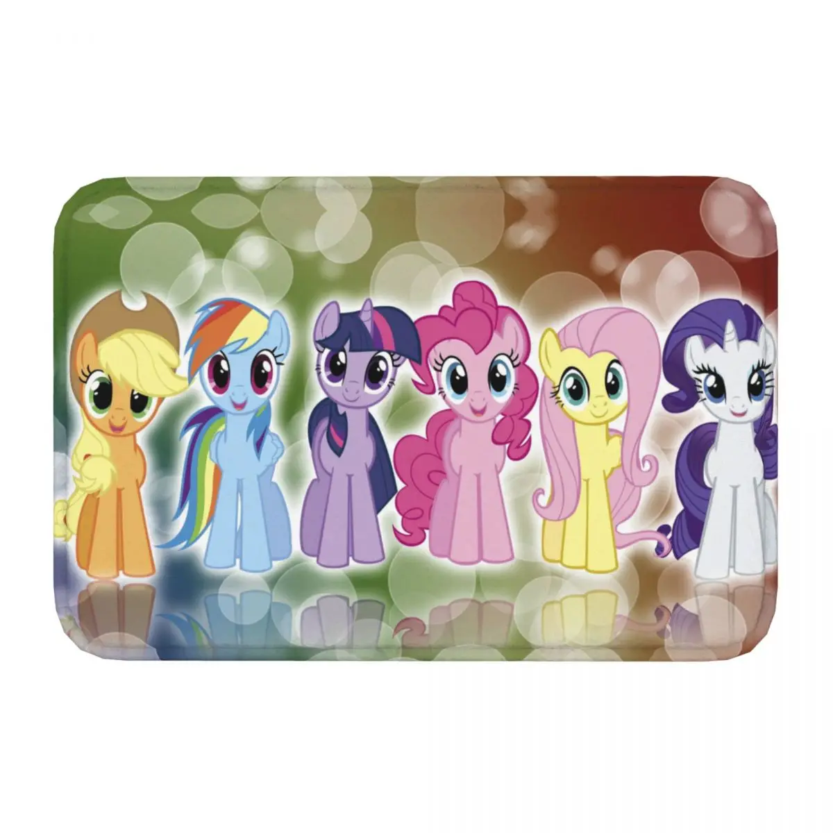 Bubble Anti-Slip Doormat Kitchen Mat My Little Pony Balcony Carpet Entrance Door Rug Bedroom Decorative