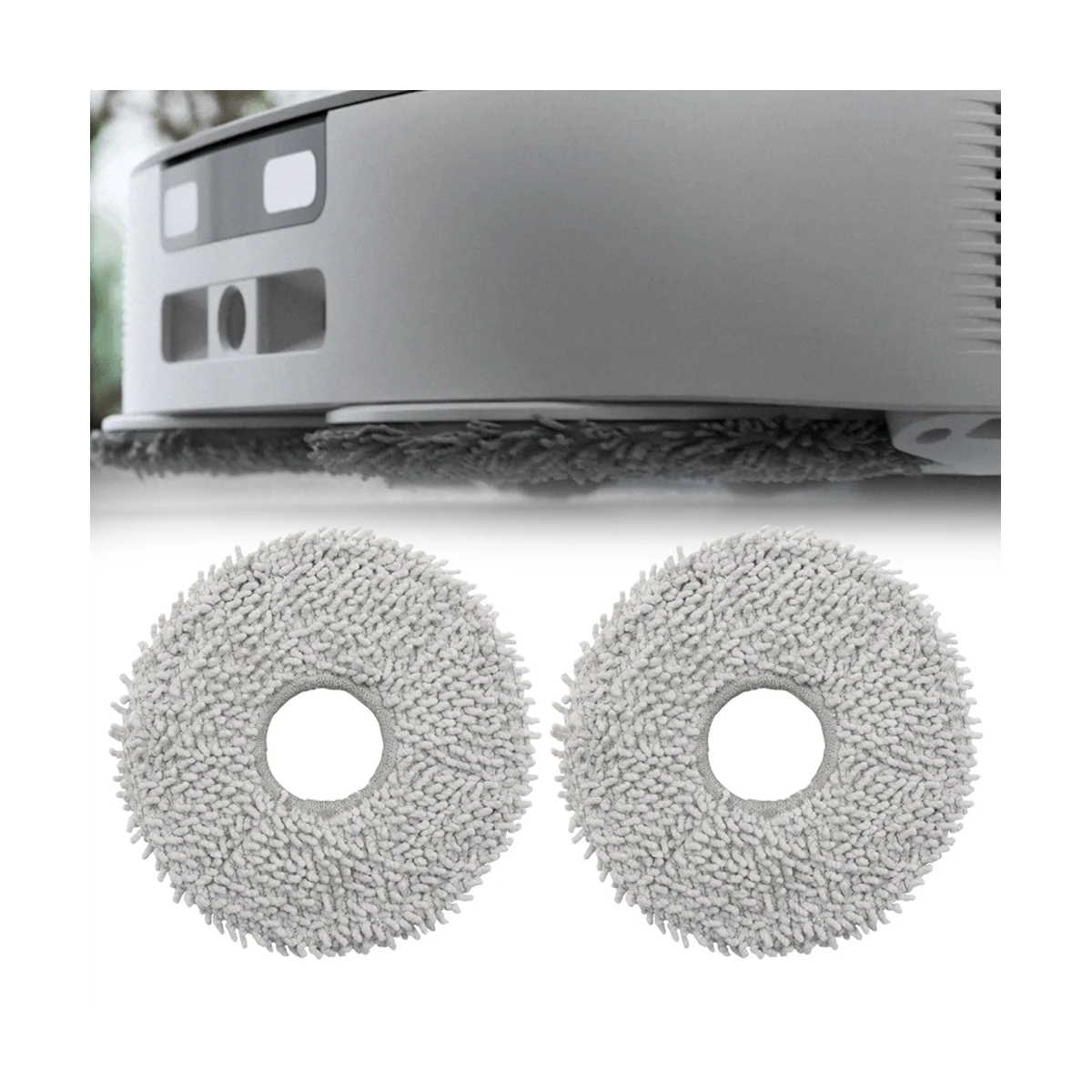 10 SZTUK części zamiennych Nakładka do mopa do odkurzacza robota Deebot X2 / X2 Pro / DEX86 Zmywalna ściereczka do mopa