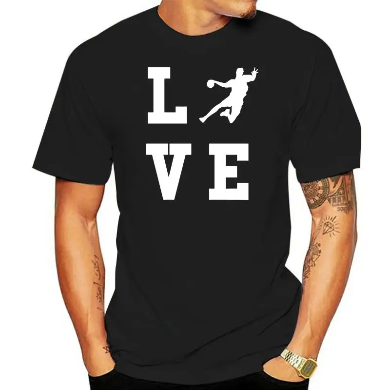 personalized Handball Love t-shirt XXXL 4Xl 5XL Famous Humor Leisure mens tee t shirts round Neck slim fit