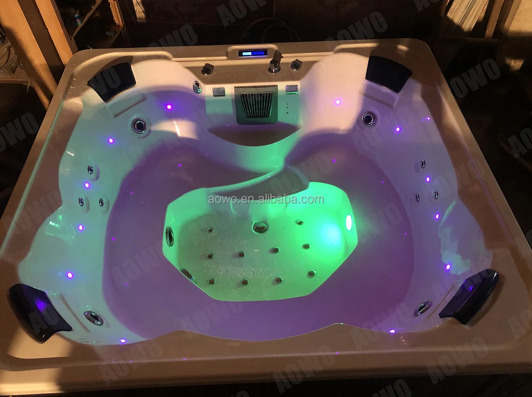 2350*2200mm whirlpool Tub 7 Person Spa Hot Tub Luxury Sitting Europe Hotel Hot Tube Outdoor Piscina Shell Price Fiberglass Tube
