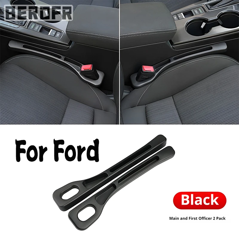 Car Seat Gap Filler Side Seam Plug Strip with Groove Leak-proof Filling Strip For Ford Focus Kuga Fiesta Ecosport Mondeo Escape