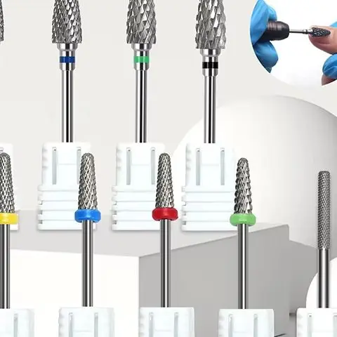 Tungsten Steel Nail Drill Bit Apparatus Nail Files Bits Electric Milling Cutter For Manicure Burr Drills Pedicure Tools