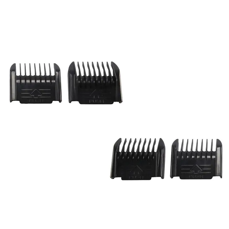 [HOT!A24R】 Electric Clipper Accessories,4Pcs Cut Clipper Limit Comb Guide Attachment Size Barber Replacement