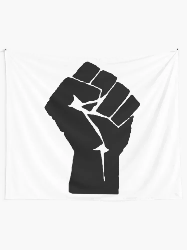 Black Power Fist Tapestry Wallpaper Bedroom Room Decorations Wall Deco Wall Carpet Tapestry