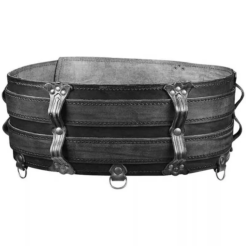Verstellbarer Mittelalterlicher Wikinger-Stil Vintage Rüstungsgürtel Steampunk Kostüm Bühnendarstellungs-Requisiten