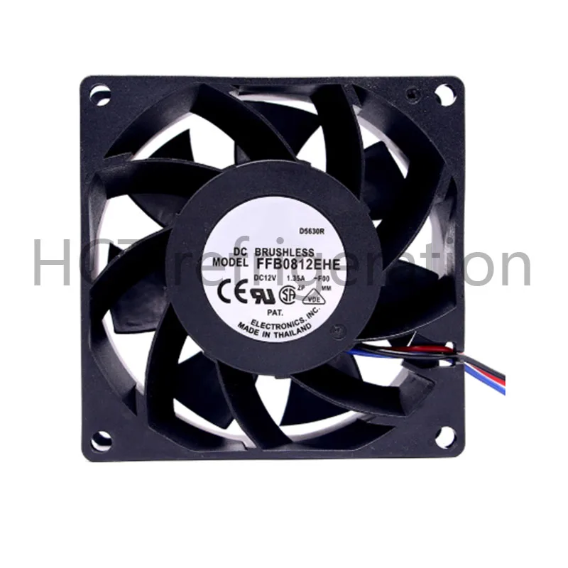 Original 100% Working FFB0812EHE 8038 12V 1.35A Double ball high air volume cooling fan