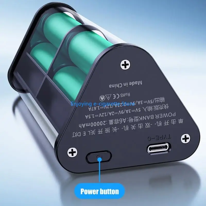 18650 Powerbank Housing Case for DIY Battery Benches Storage Use Digital Dispaly Y4QF