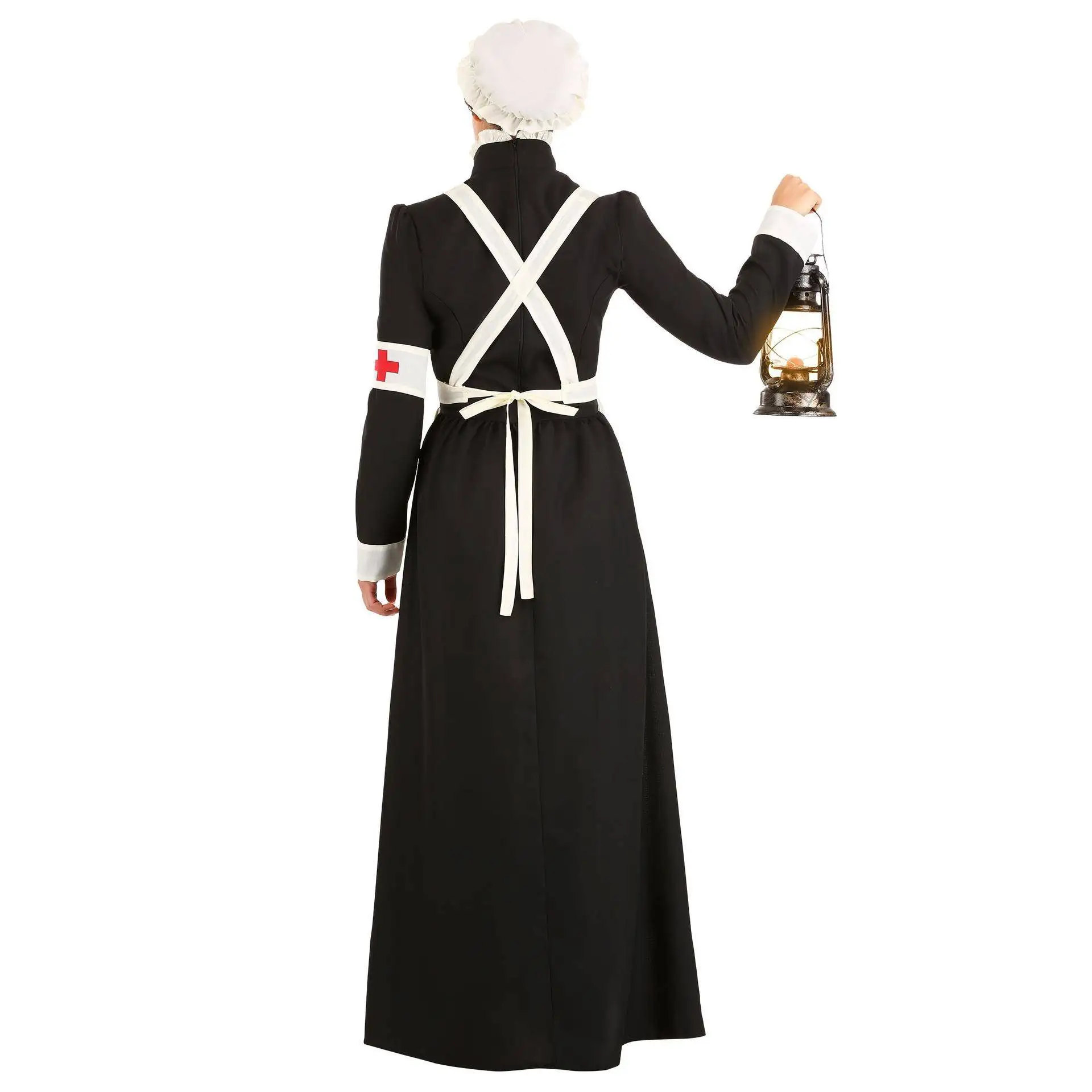 Adult 8th Century Monastery Nun Nighting Costume loween Cosplay round Ne Dr Women's Traditional Ethnic Stage Costume