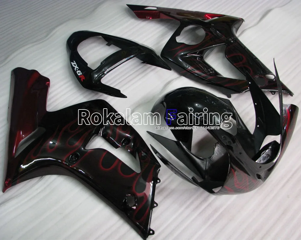 

Motorcycle Accessories For Kawasaki Fairing ZX6R 2003 2004 Ninja ZX 6R 636 ZX-6R Cowling Bodywork (Injection molding)