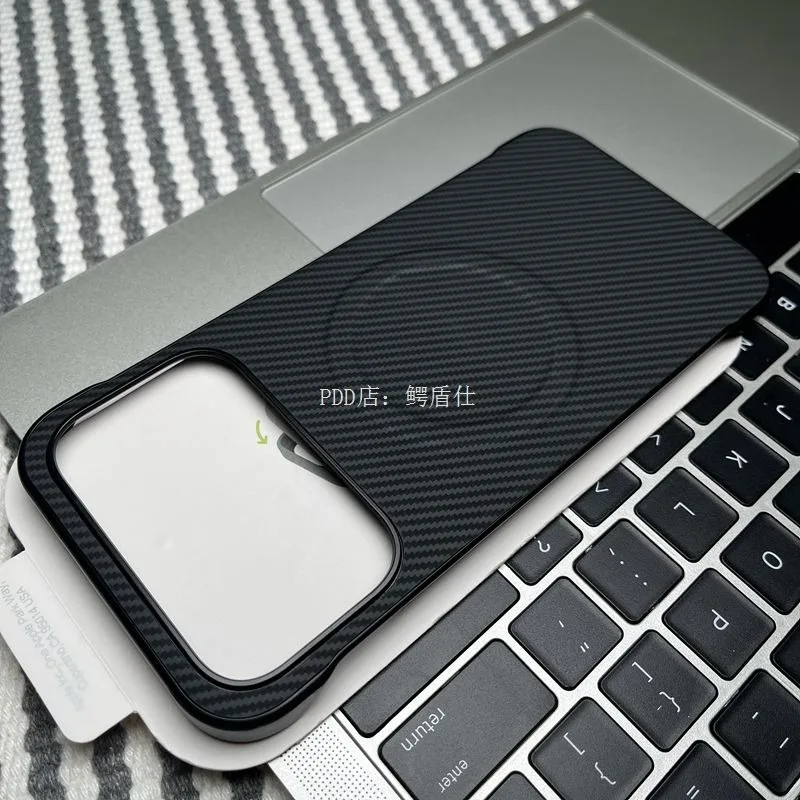 

For POCO F8 Pro Case Premium Frameless Magnetic Carbon Fiber Leather Hard Cover for POCO F8 Ultra Shockproof Bumper Funda