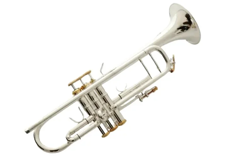 

Hot New Product LT197S-99 Trumpet B Flat Silver Plated Popular instruments Music With Case Free Shipping