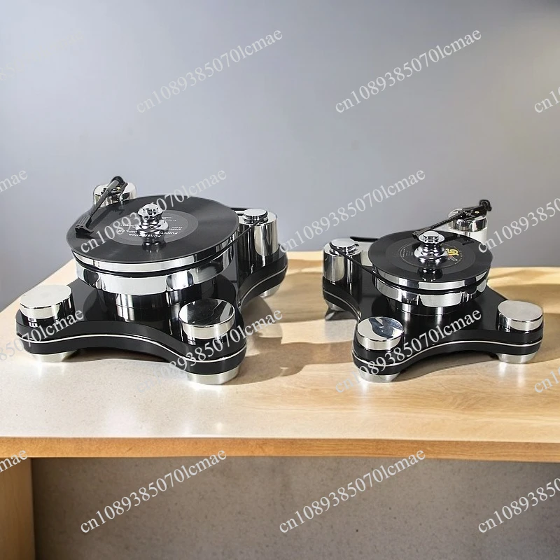 ModelMinimalist Modern Vinyl Record Player Stainless Steel Model Room Hotel Clubhouse Living Room Ornament Decoration Not Player
