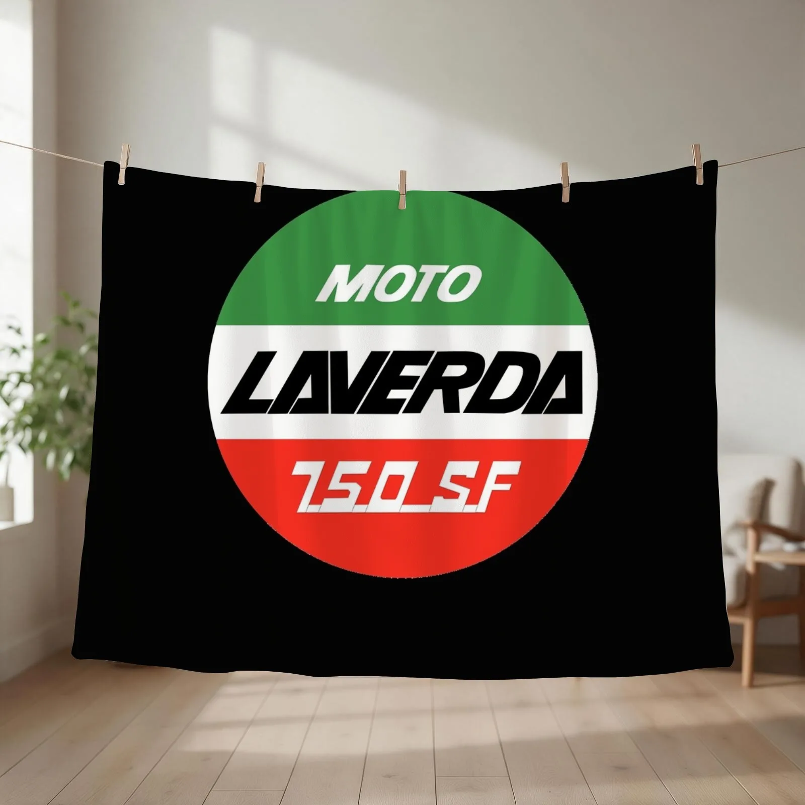 New Moto Laverda 750 SF Special Logo Throw Blanket couch cozy soft plush fuzzy picnic outdoor blanket