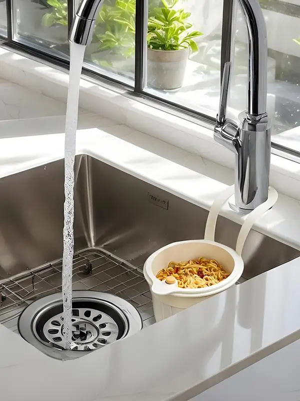 

1 шт. портативная корзина для фильтра для кухонной раковины, отдельная сливная чаша, корзина для фильтра, стеллаж для хранения раковины с защитой от протечек