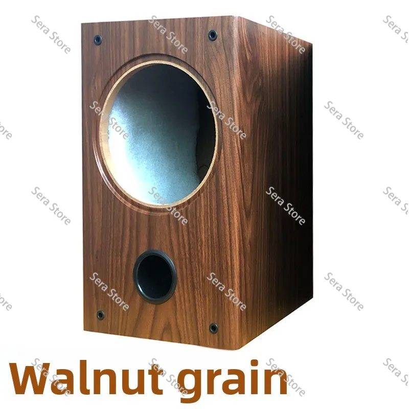 8 Inch Empty Wood Speaker Cabinet， Audiophile Grade DIY Enclosure for Full Range/Coaxial Drivers， Home & Car Audio