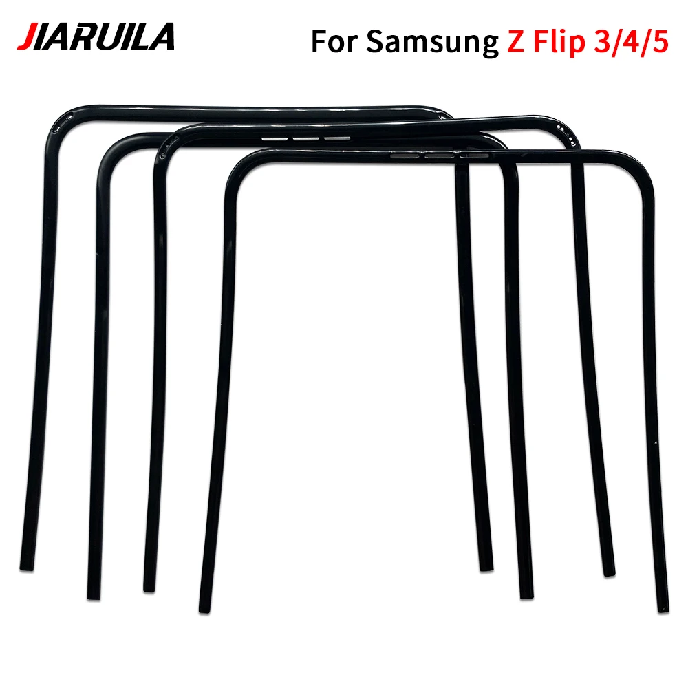 Middle Frame Stand Housing Bezel Replacement For Samsung Z Flip 3 4 5 Middle Frame + Buckle Solt Connect image 6