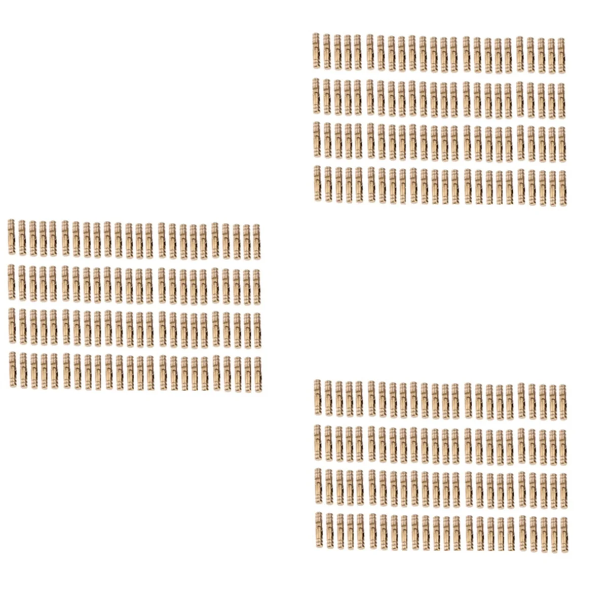 300Pcs Brass Concealed Barrel Hinges Jewelry Wood Boxes Cabinet Invisible Furniture Hinge 4X20mm