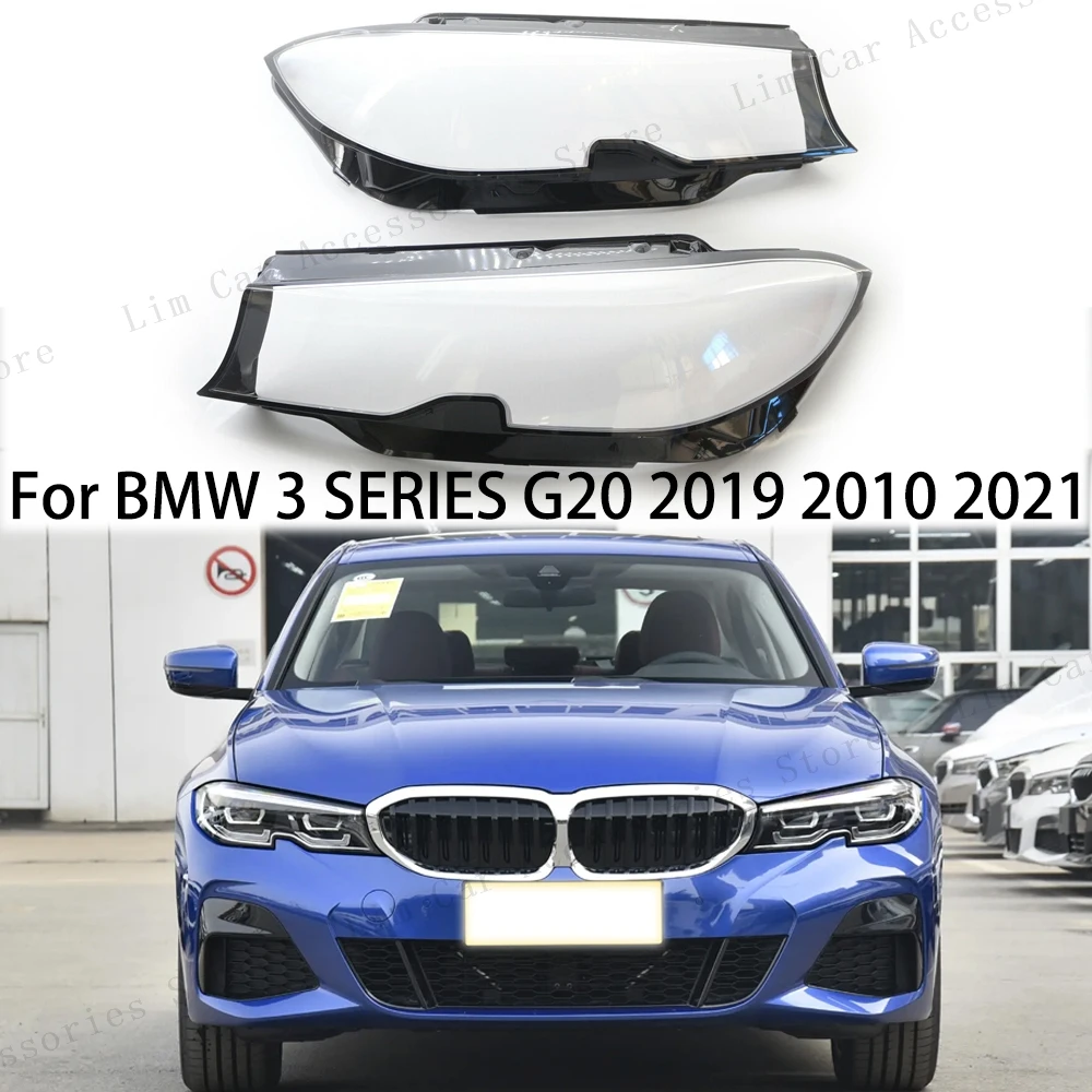 Led Front Headlamp Shell For BMW 3 Series G20 G28 320i 330i 325Li 2019 2020 2021 Transparent Lampshade Lens Headlight Cover