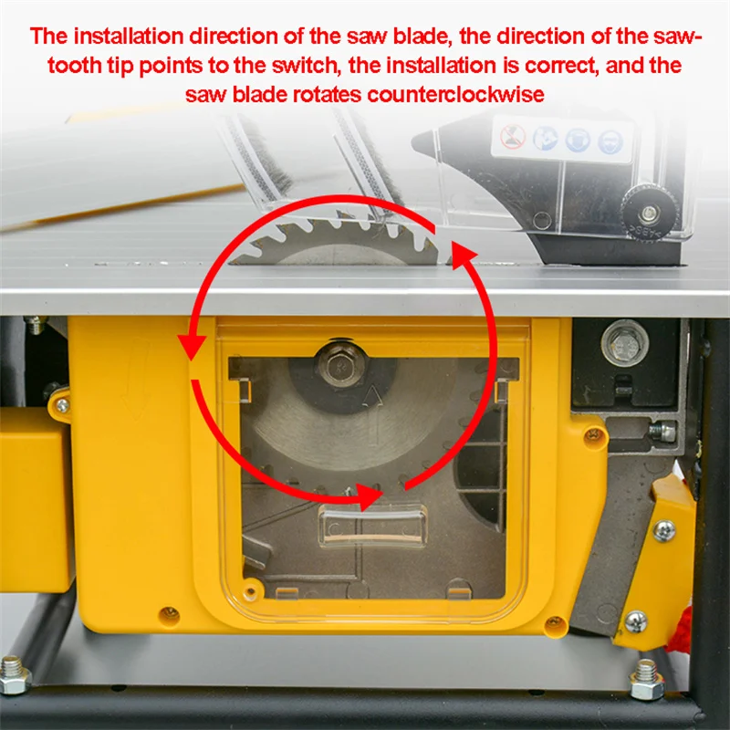 Small Dustproof Cutting Saw Solid Wood Composite Panel Timber Cutting Saw Portable Precision Adjustable Cutting Machine