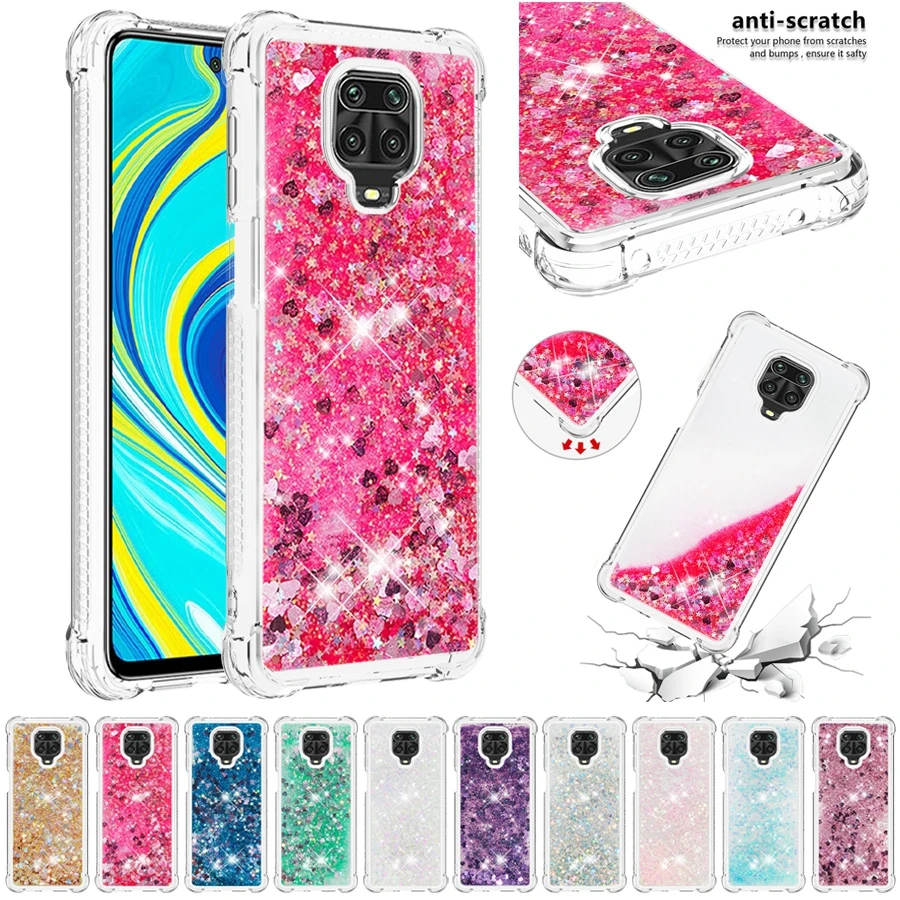 Quicksand Colorful Anti-drop Case For Xiaomi Redmi 10 7A 6A 5A 4X Note 10/10S/10 Pro Max/9T/9 Pro/8 Pro Mi Poco M3/X3 Nfc 10T 11