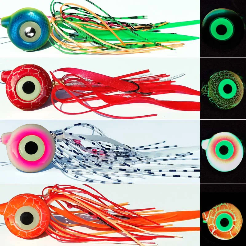 1PC Lumious Madai Metal Inchiku Jigs Head Fishing Anglers 80g100g150g200g250g300g Kabura Pesca Slider Snapper Jigging Lure