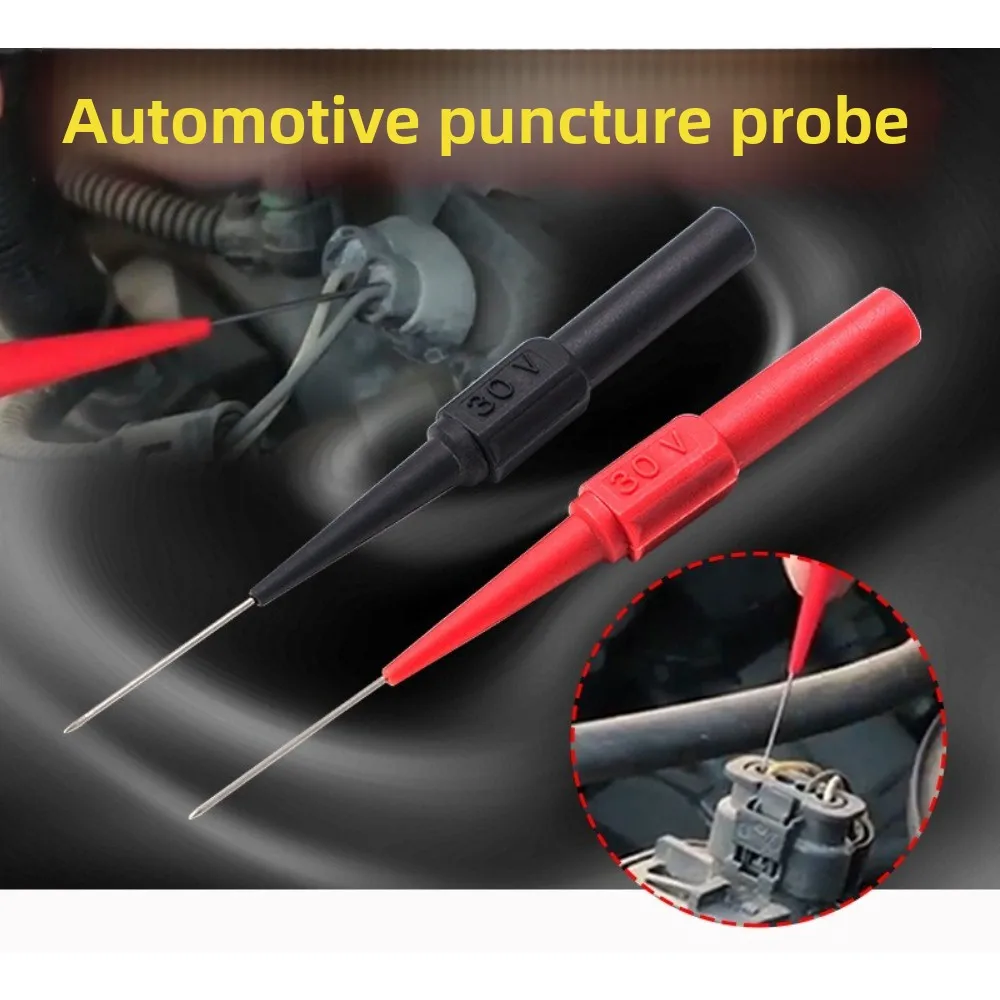 موصلات اختبار السيارات ذات المسبار السميك - أقلام متعددة بإبرة خلفية سلكية للثقب، قابس موز عالي الحرارة 4 مم، -50 ~ 200 ℃ . #1