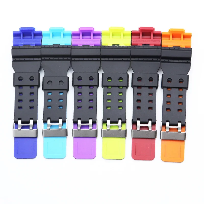 

Strap for Casio G-Shock GA-100/120/110/100/140/700/400 GD-100/110/120 G-8900 GAC-100 Men Sport Silicone Watch Band Bracelet