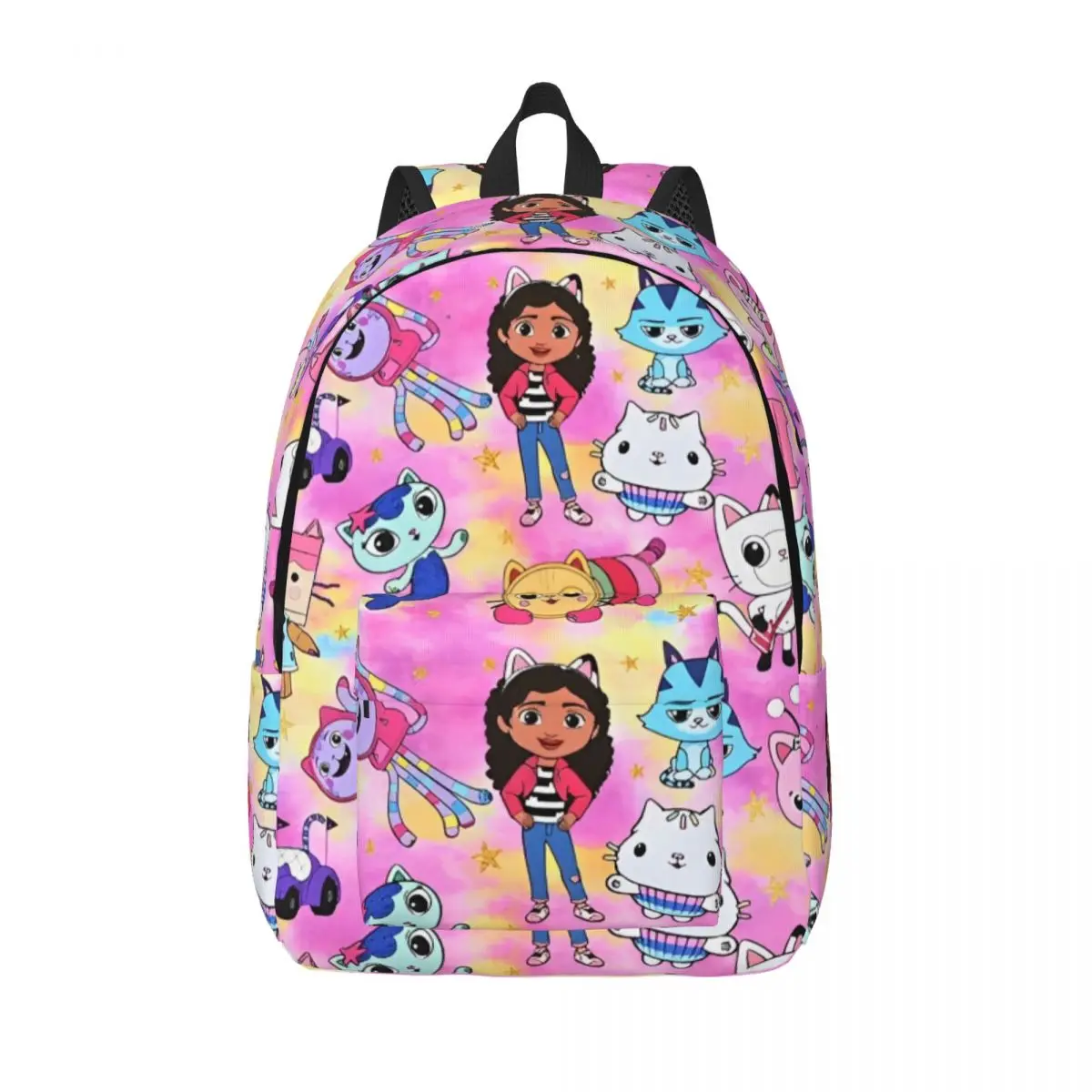 

Кукольный домик, тканевый рюкзак с изображением кота и котенка, спортивный студенческий деловой рюкзак для кукольного домика Габби для мужчин и женщин, сумка на плечо для ноутбука