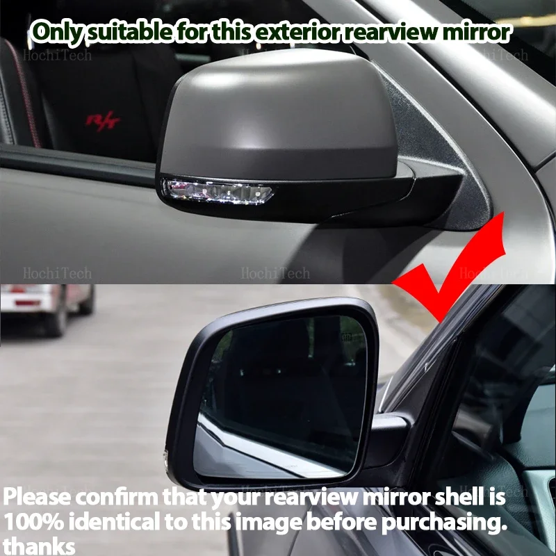 For Dodge Durango Citadel Platinum EnForecer GT SRT Hellcat SXT Left or Right Side Wing Mirror Glass Car Mirror Glass Rear View