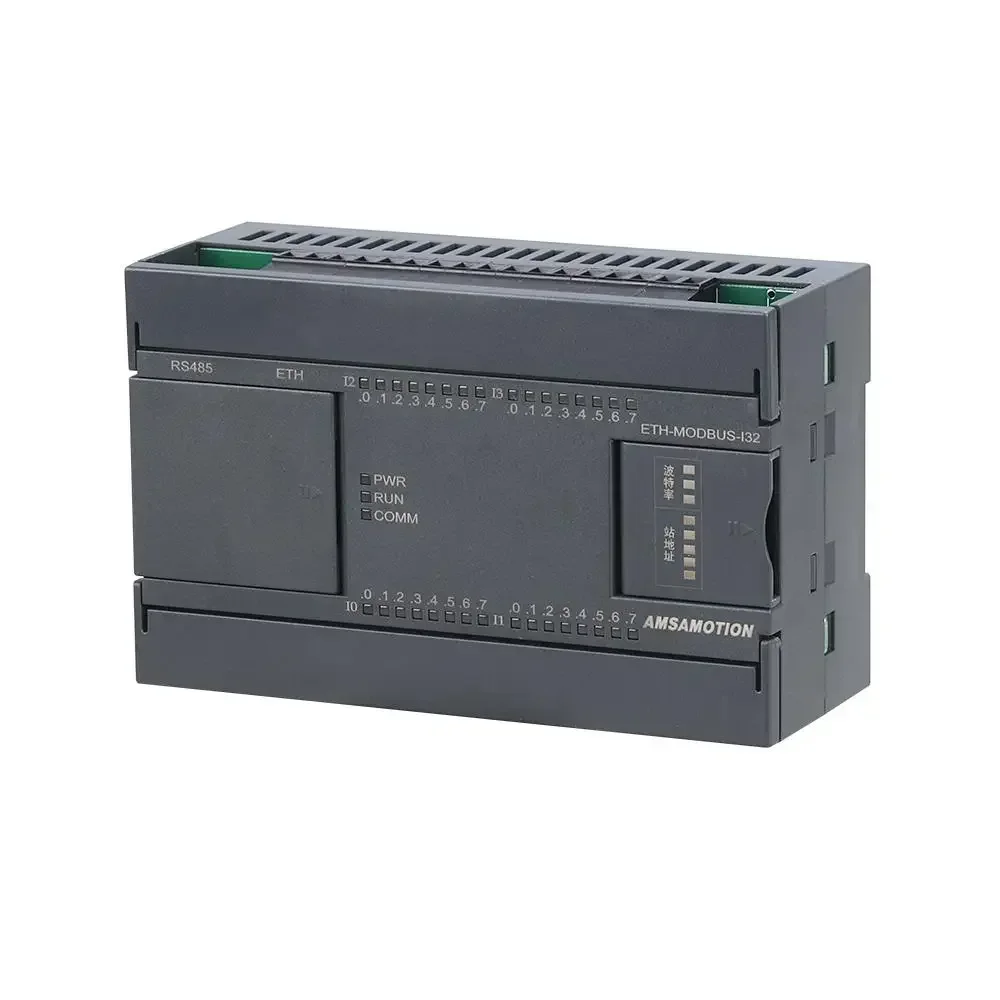 ETH-MODBUS-I32 rs485 para conversor ethernet módulo modbus gateway aquisição digital rtu protoco plc módulo extensível 32 entrada