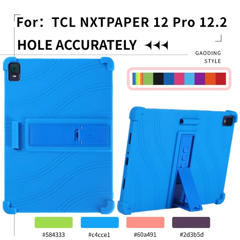 Case for TCL NXTPAPER 12 Pro Ugee UT1 XP-Pen Magic Drawing Pad 12.2 Inch Tablet Cover Kids Shockproof Silicone Soft Shell