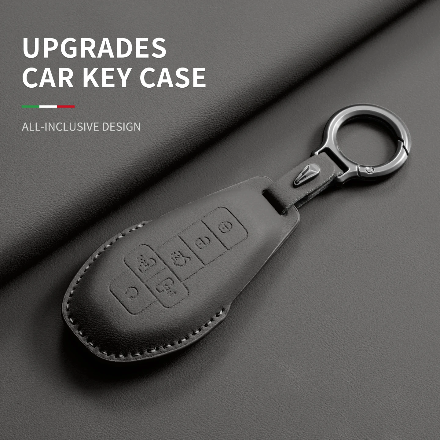 حافظة مفاتيح السيارة غطاء لـ DENZA D9 EV DM N7 N8 الأصلي لون السيارة الجلدية السيارات عن بعد المفاتيح غطاء قذيفة مقبلات اكسسوارات