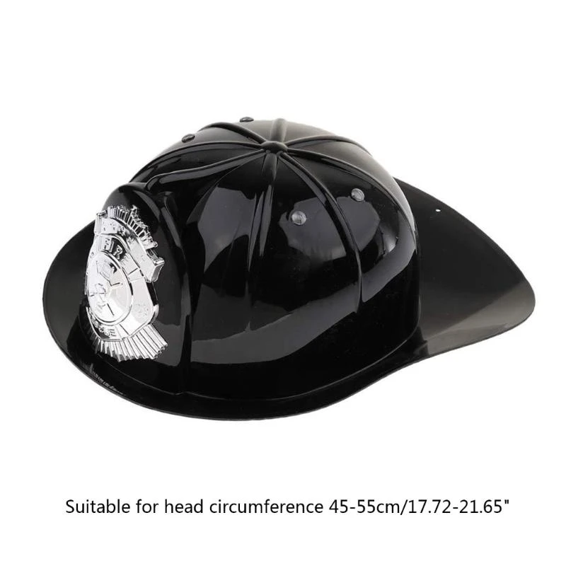 5asd Fireman Costume-Hard Helmets-Fireman Helmet Firefighter Hats-Fireman Accessories Halloween Cosplay Costume for Kids