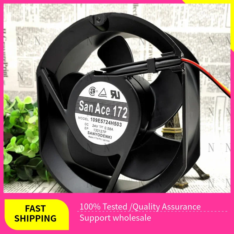 

YJJ High Level FOR Sanyo Cooling Fan 109E5724H503 172*150*51mm 24V 0.58A