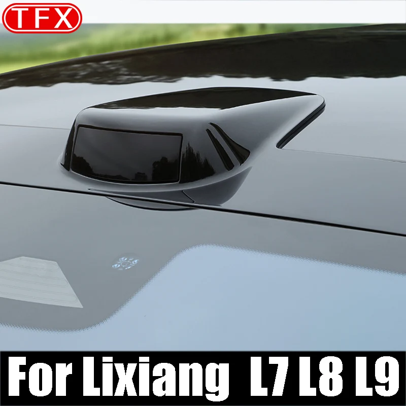 

For Lixiang L7 L8 L9 Car Styling Laser Radar Decorative Cover Pro Roof Blacking Radar Cover Black Tech Auto Essential Supplies