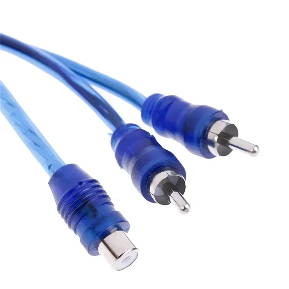 Immerse Yourself In High Quality Audio With Car Audio Cable 1 Female To 2 Male Adapter Wire Splitter Signal Connector