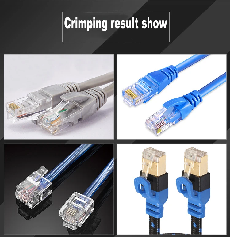 Automatic RJ45 Connector Lan Cable Crimping Machine Ethernet Crimp Machine rj45