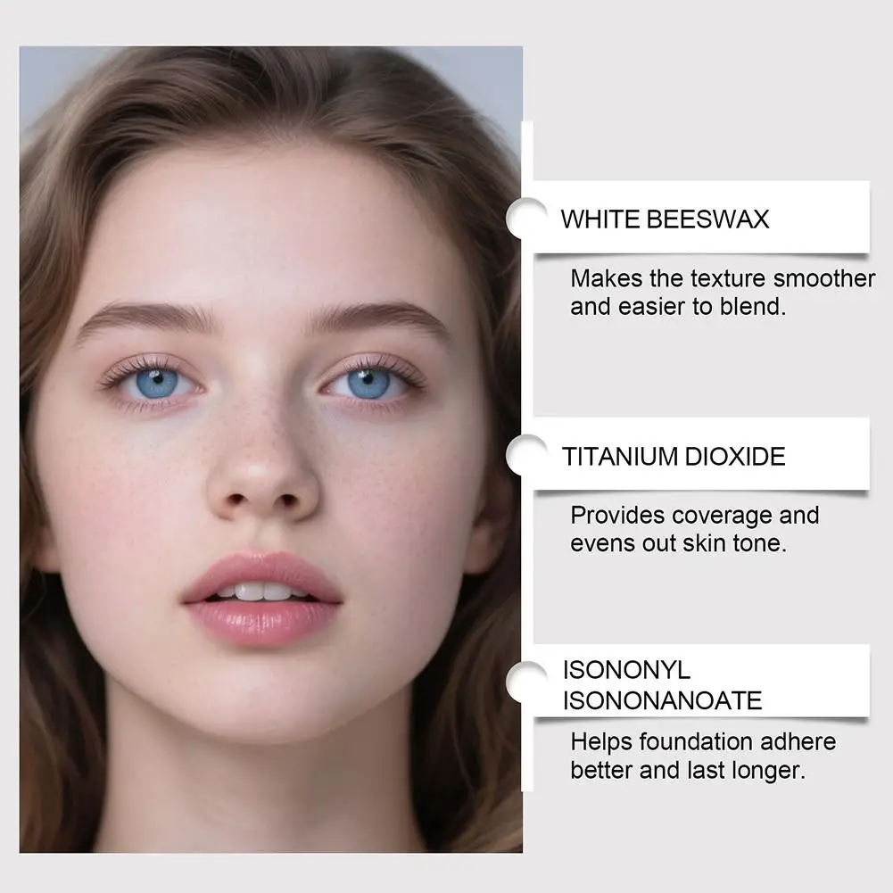 Crème de fond de teint anti-cernes pour le visage, bâton correcteur de maquillage, couverture de cernes