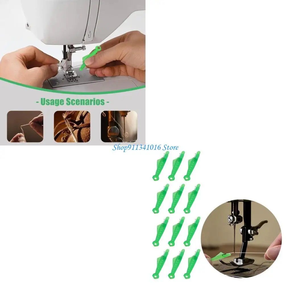 

Ergonomic Fish Shaped Threading Device Sturdy Plastic Metal Sewing Aid for Rapid Needle Preparation