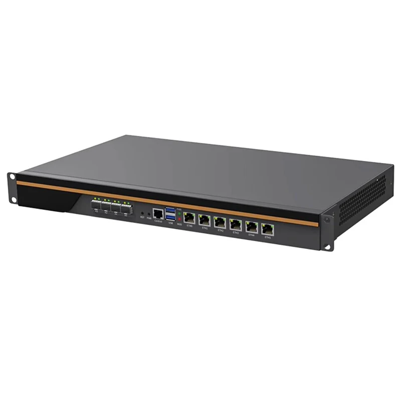 1U Rackmount Firewall Appliance 12th Intel Core I9 12900 I7 12700 I5 12400 I3 12100 6 LAN 4 X710 SFP pfSense OPNsense Mikrotik