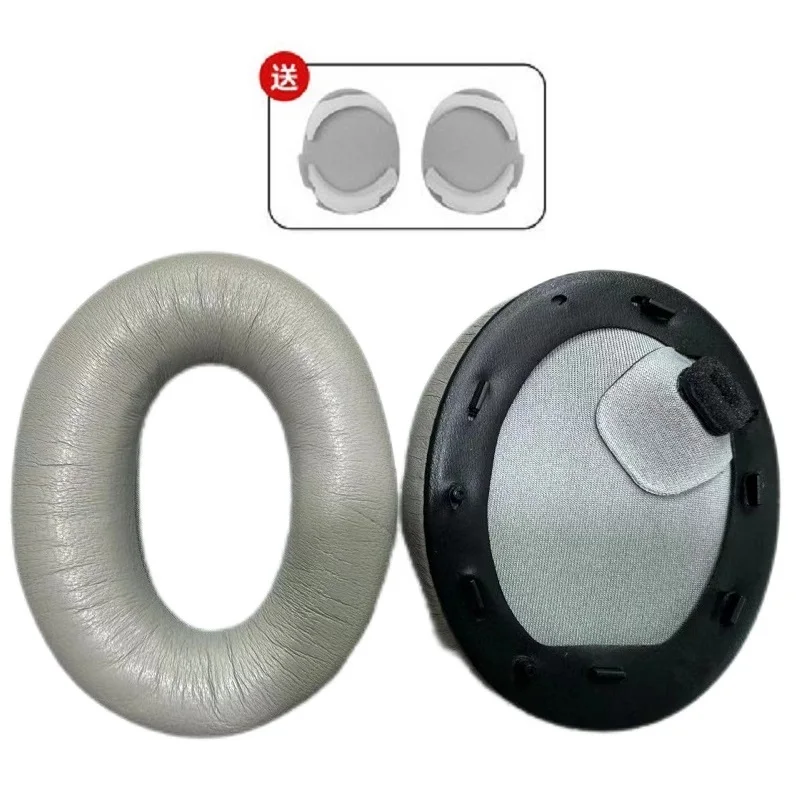 بطانة للأذن من جلد الغنم الأصلي لسوني WH-1000XM3 WH-1000XM4 سماعات بديلة wh 1000xm3 xm4 وسادة الأذن وسائد الأذن