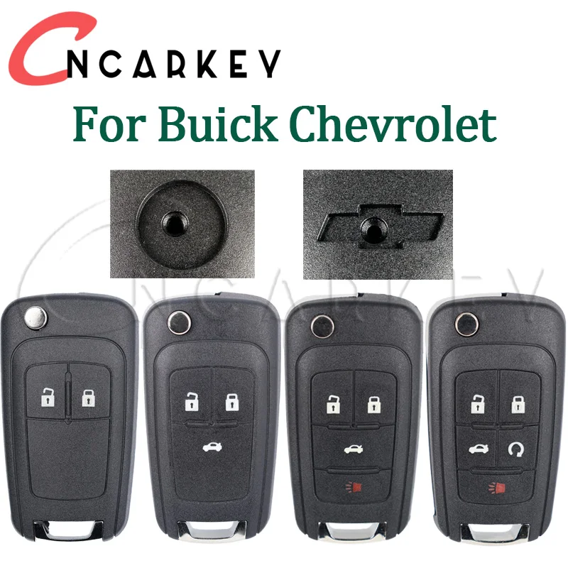 

For Buick Chevrolet Cruze Epica Lova Camaro Impala Aveo Malibu Sail Orlando Trax Spark Remote Key Shell 2345Buttons Car Key Case