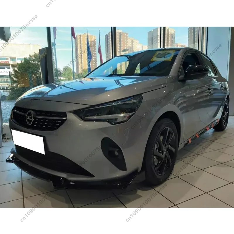 Achterbumper Lip Diffuser Set Voor Opel Corsa F & Corsa-e 2019-2025 – 4 Stuks Zwarte Spoiler Lip Met Schroeven & Tape – Sportieve Look & Anti-Crash Bescherming