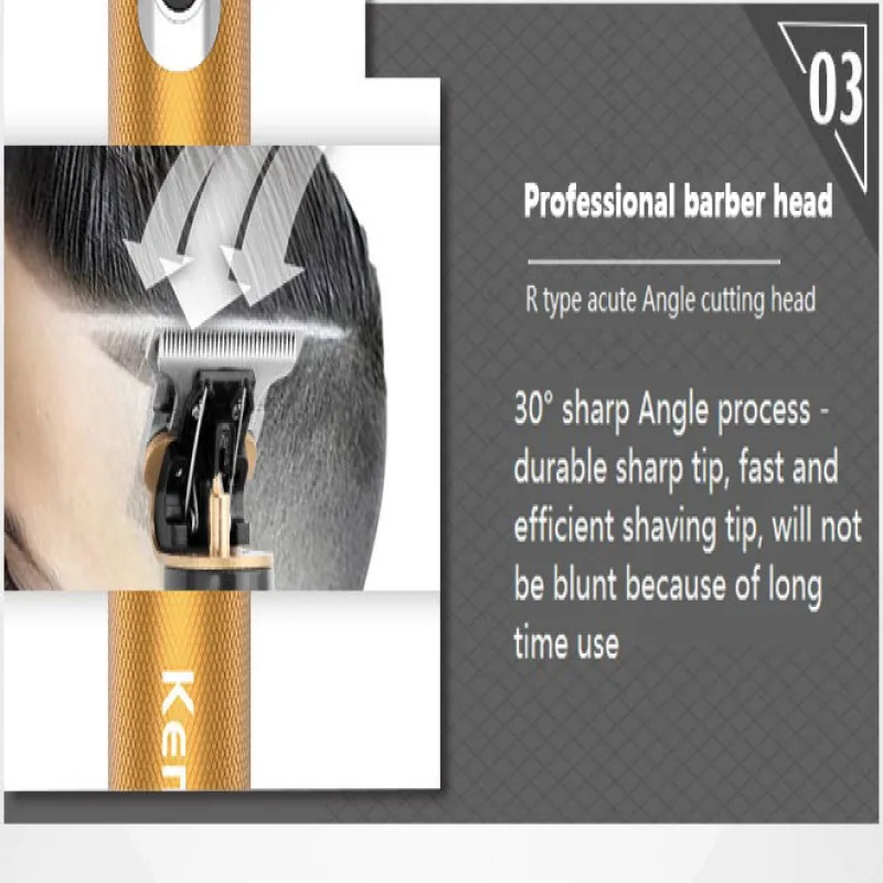 Tondeuse à cheveux T9 Rechargeable sans fil pour hommes, rasoir Vintage pour barbier