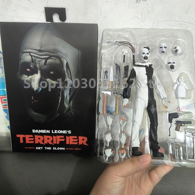

Фигурка NECA Art The Clown, Дэмиен Леон, Terrifier, коллекционная фигурка, аниме-коллекция, игрушки NECA по мотивам фильма, кукла, подарок на день рождения