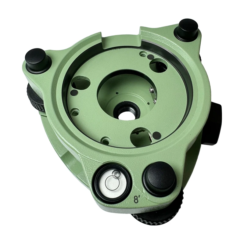 Tribrach para tipo Swiss Sations Totais sem Prumo Óptico Verde com Logotipo Gdf121