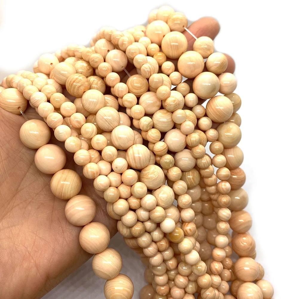 Wanbao Snail Round Shell Loose Beads for Jewelry Making DIY Necklace Bracelet Earrings Natural Shell Ball Beaded Accessories