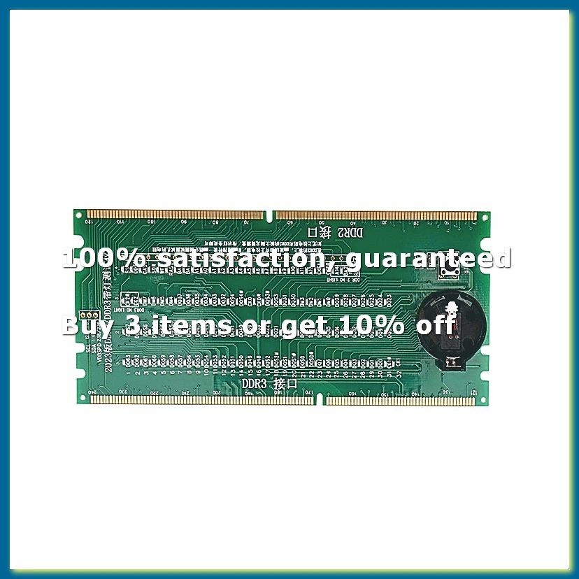 ●DDR2 and DDR3 2 in 1 Illuminated Tester with Light for Desktop Motherboard Integrated Circuits