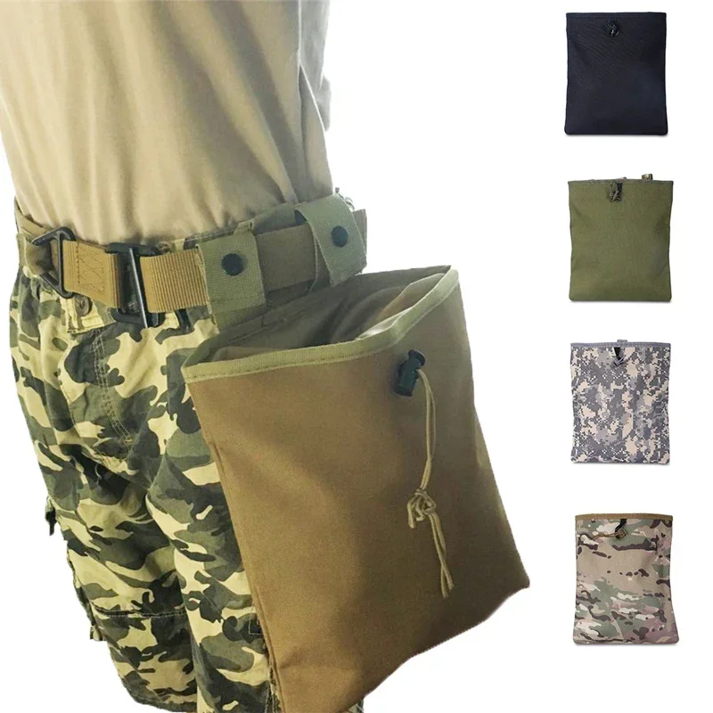 Large Molle Magazine Dump Drop Pouch EDC Recovery Waist Bag Outdoor Hunting Accessories Bags Mag Holder Pouches